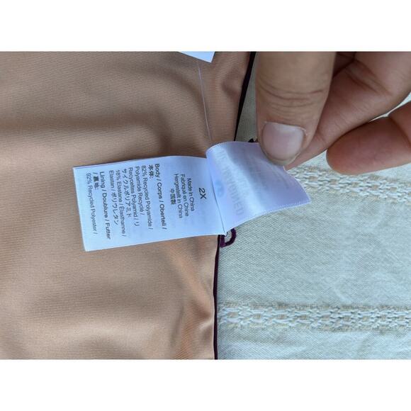 NWT J.Crew High Rise Bikini Bottom, Eggplant Purple,‎ Sz 2XL - Picture 3 of 7